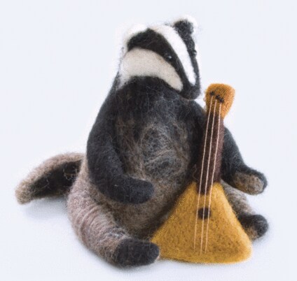 Felting kit Badger