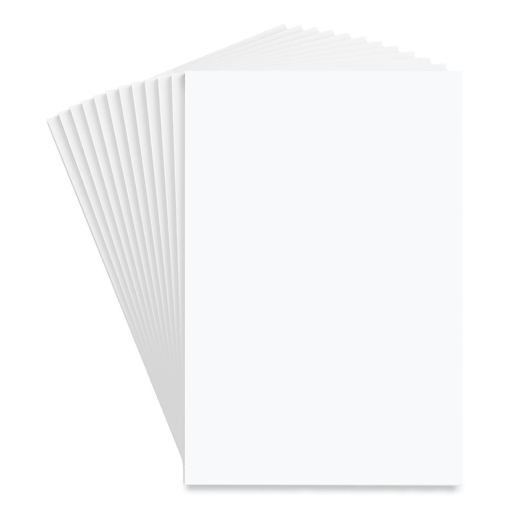 Universal 100 Sheet Unruled 4 in. x 6 in. Scratch Pads - White (12/Pack)