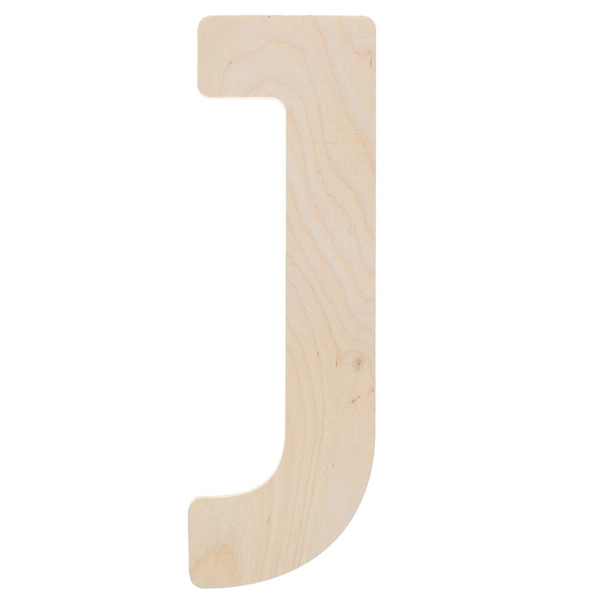 Good Wood By Leisure Arts Letter 13&#x22; J, Wooden Letters, Wood Letters, Wooden Letters Wall Decor, Large Letters 13 Inch, Small For Crafts