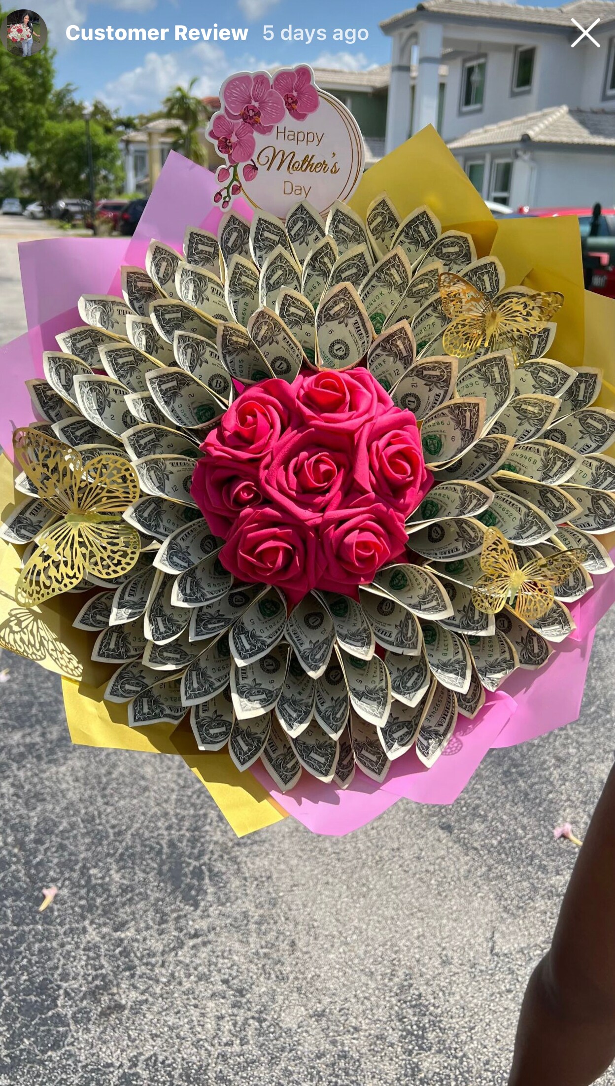 Money bouquet