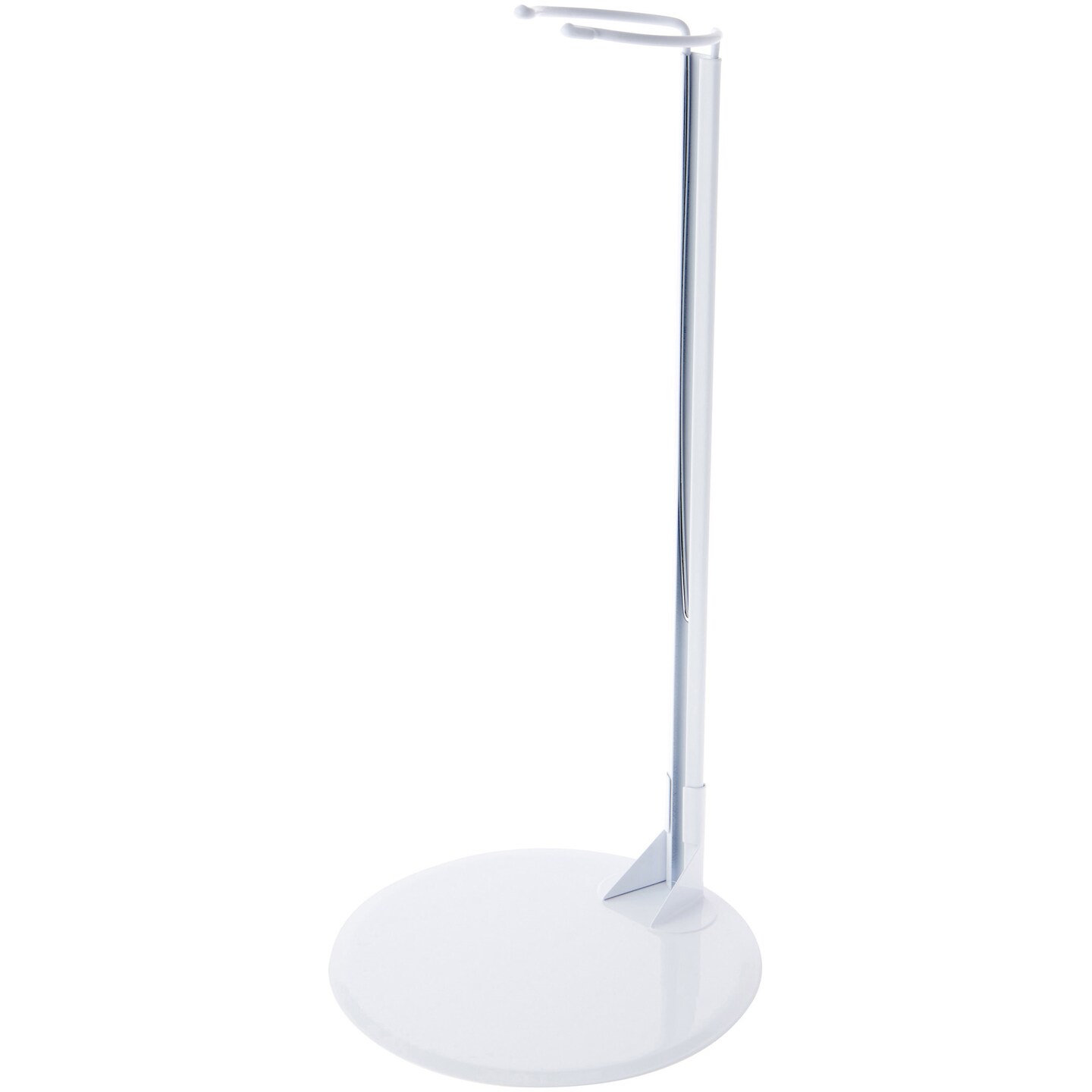 Bard&#x27;s 799XW White Adjustable Doll Stand, fits 32 to 48 inch Dolls, waist width adjusts from 3 to 4.25 inches
