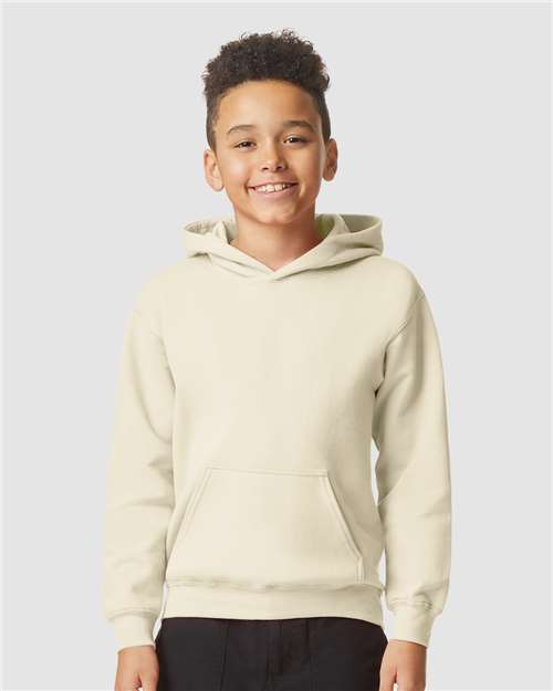 Gildan Softstyle Youth Midweight Long Sleeve Hooded Sweatshirt