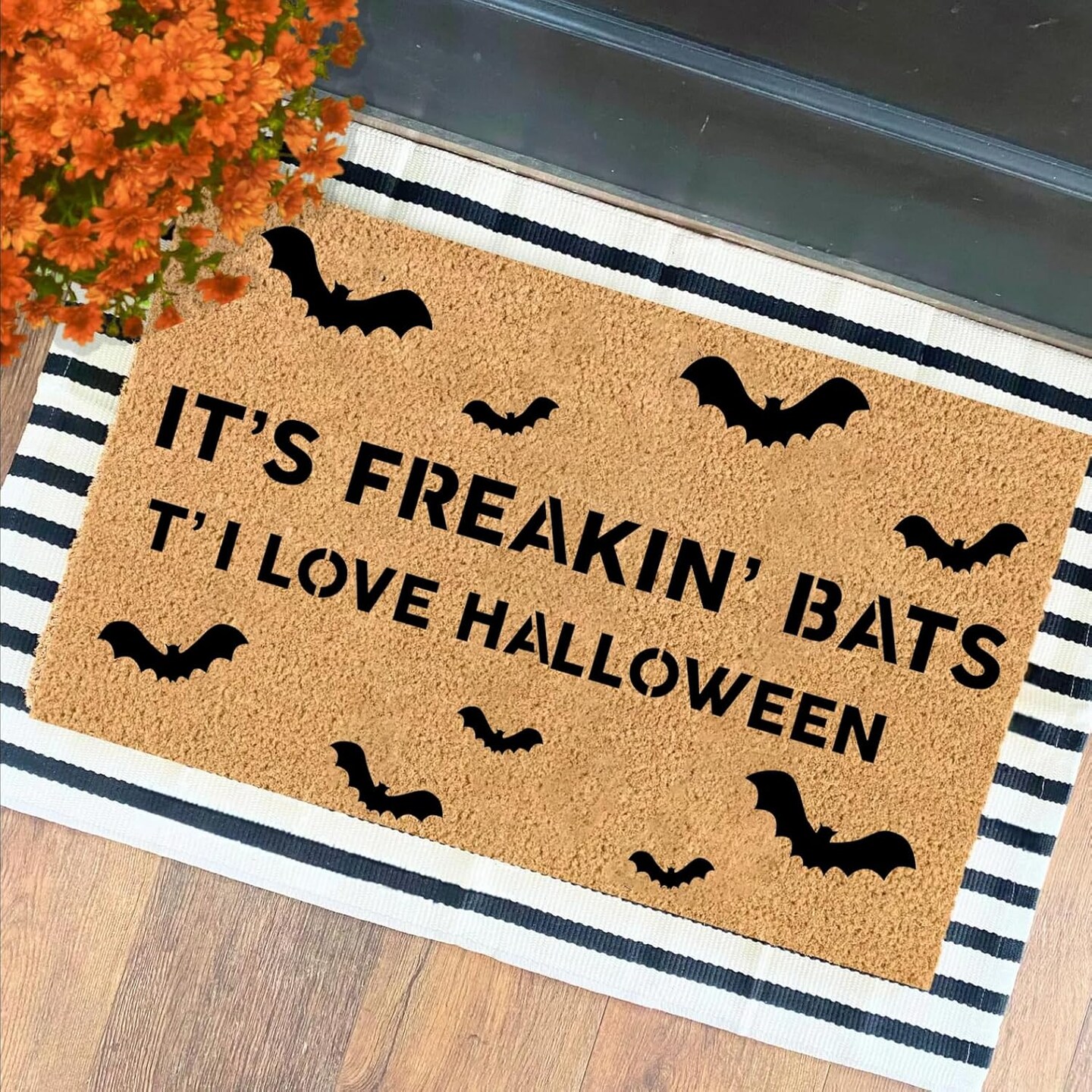 Large Halloween Doormat Stencils Reusable Boo Ghost Stencil(Halloween 01)