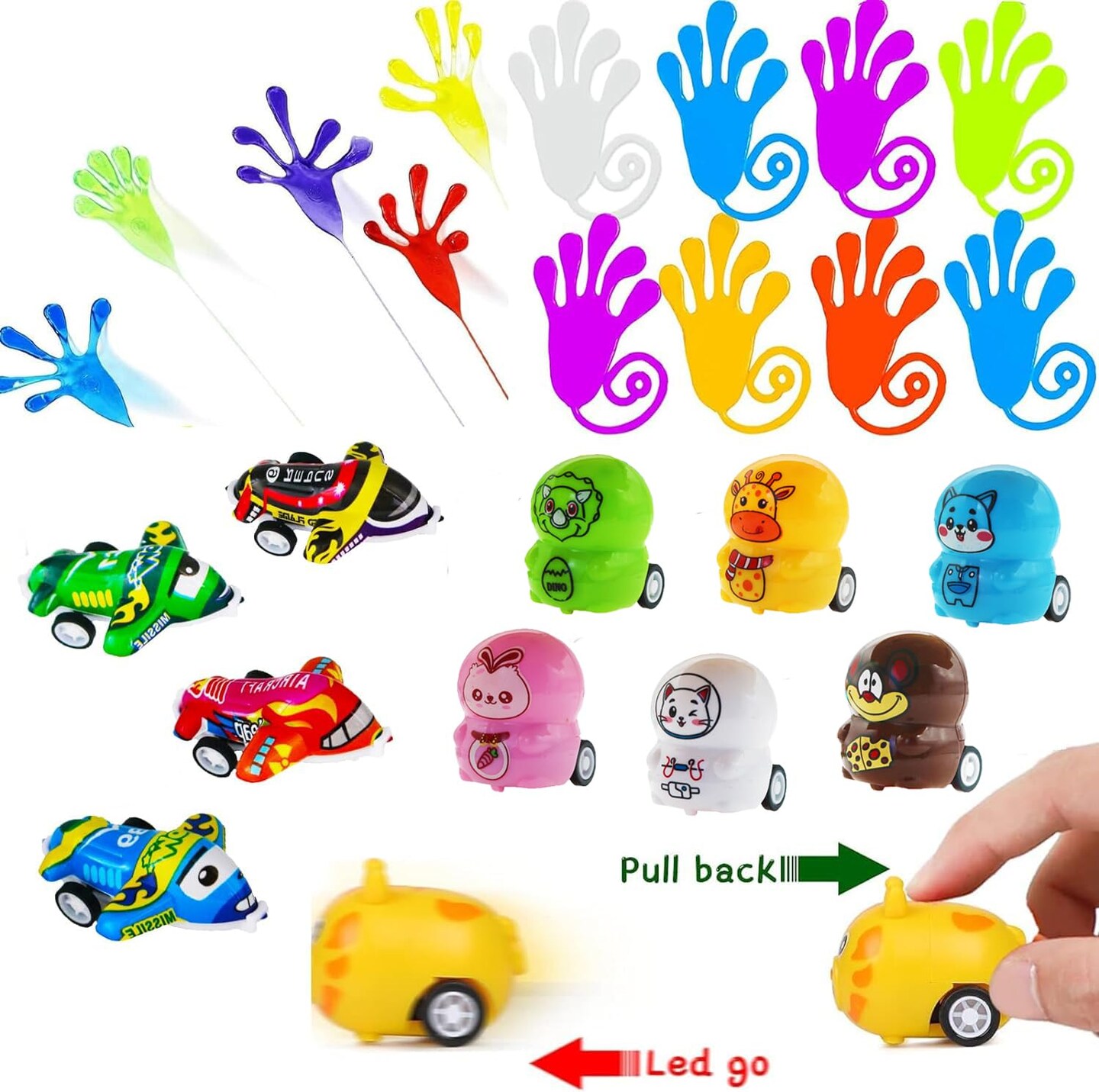 118 Pcs Party Favors for Kids, Pop Fidget Treasure Box Toys, Classroom Prizes, Pinata Filler Goodie Bag Stuffers, Treasure Chest Carnival Prizes, Prize Box Bulk Toys for Boys Girls 4-8