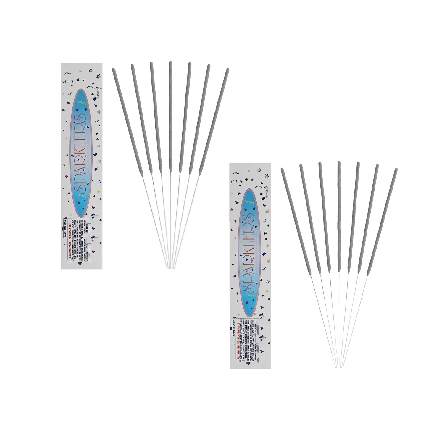 8 Inch Gold Wire Sparklers 72 Count Party Celebration Favors 4th Of July