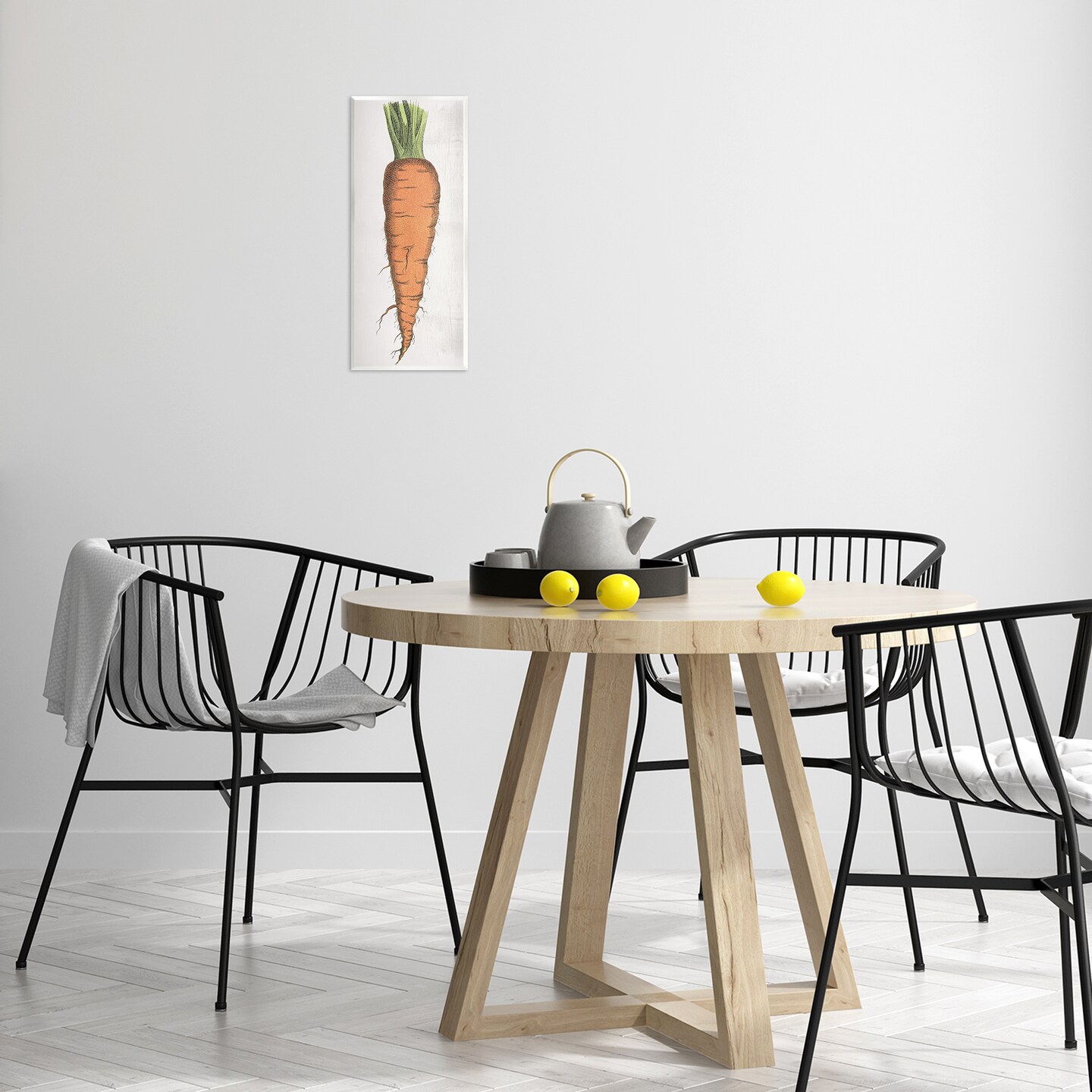 Stupell Industries Detailed Carrot Study Wall Plaque Art Design by Daphne Polselli