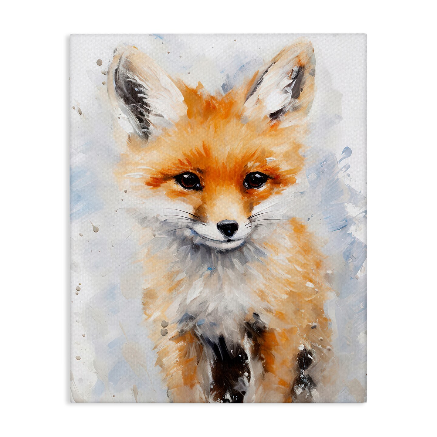 Stupell Industries Woodland Nursery Fox Canvas Wall Art Design by Franklyn Gregory