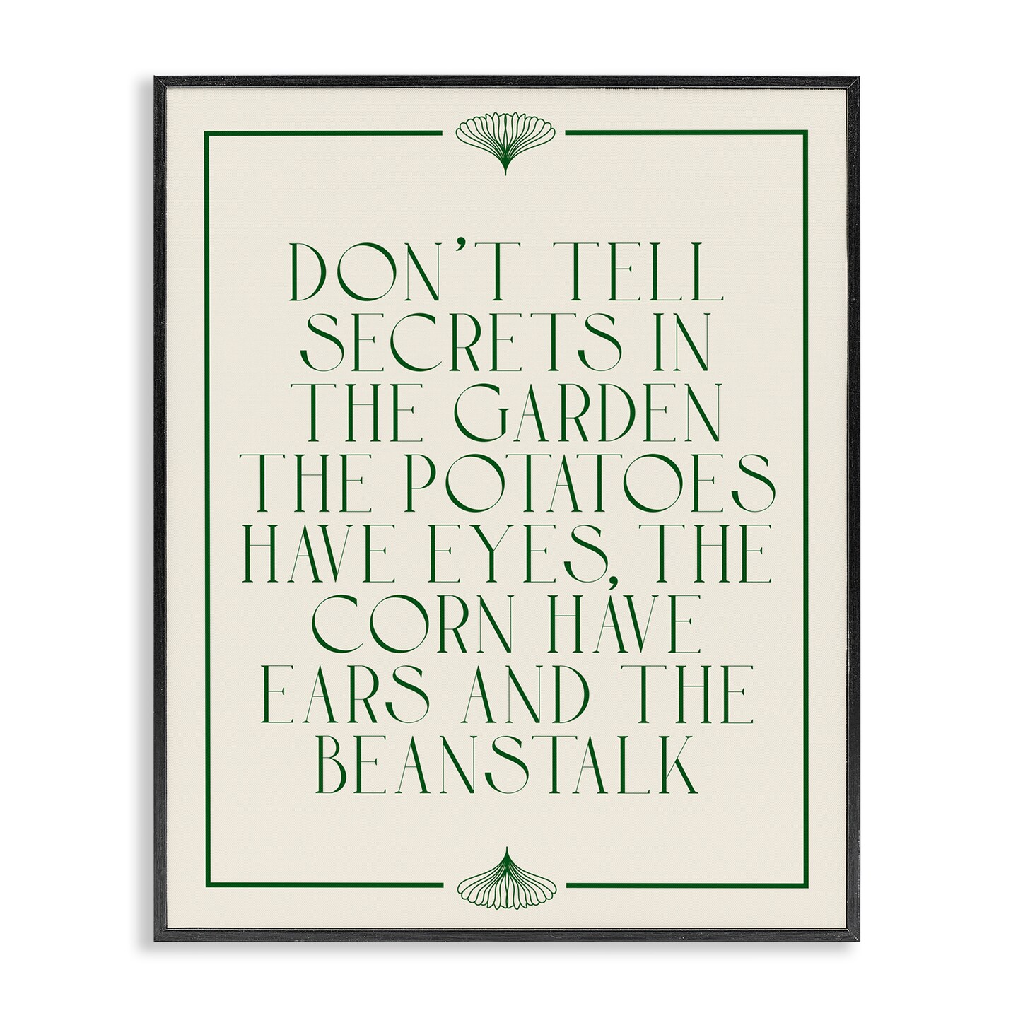 Stupell Industries Funny Gardener Secrets Framed Giclee Wall Art Design by Daphne Polselli