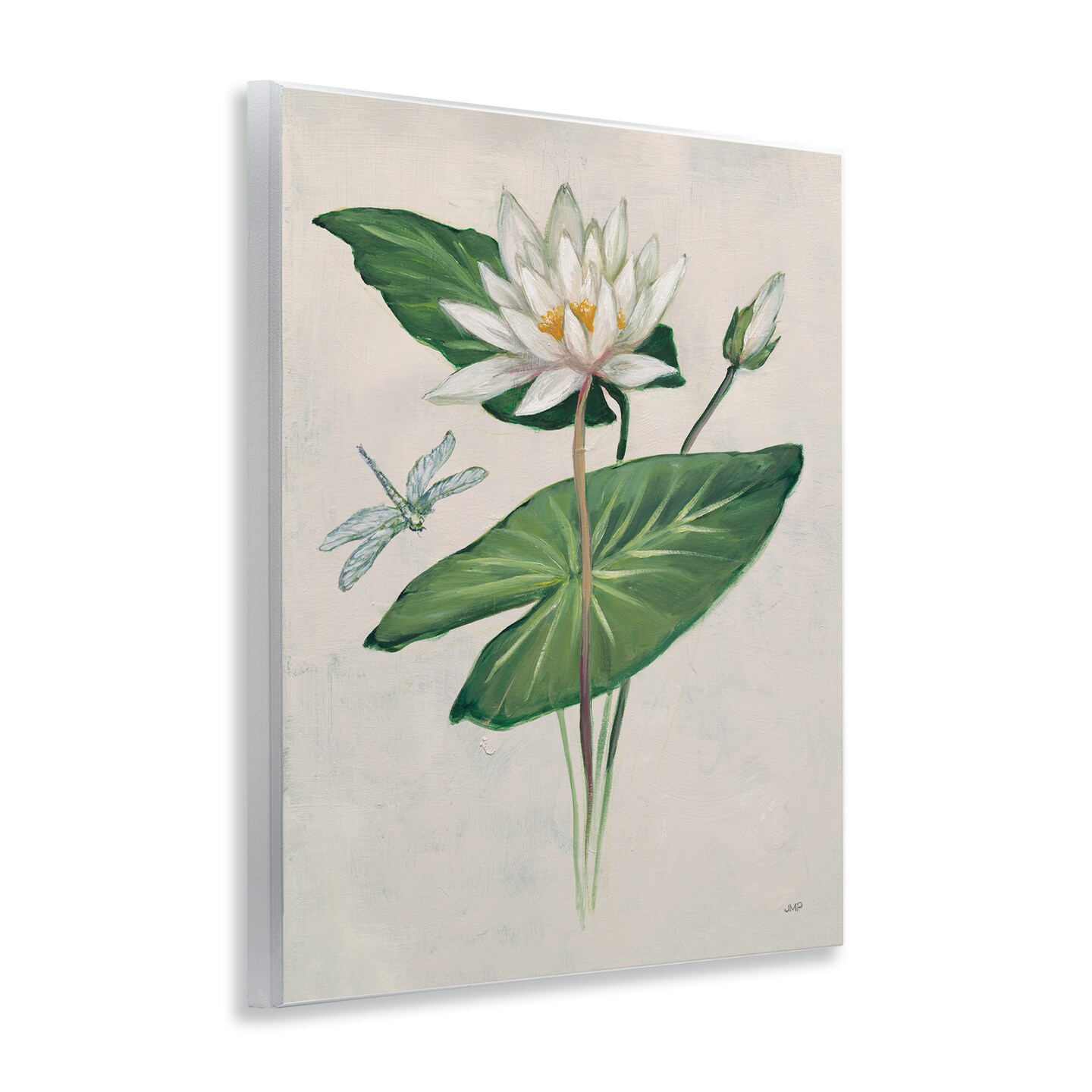 Stupell Industries Graceful Lily Pad Wall Plaque Art Design by Julia Purinton