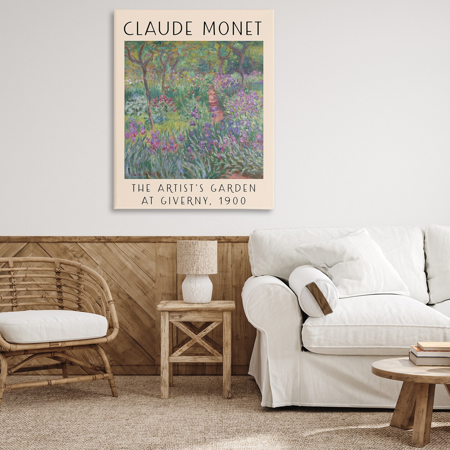 Stupell Industries Classic Garden by Monet Canvas Wall Art Design
