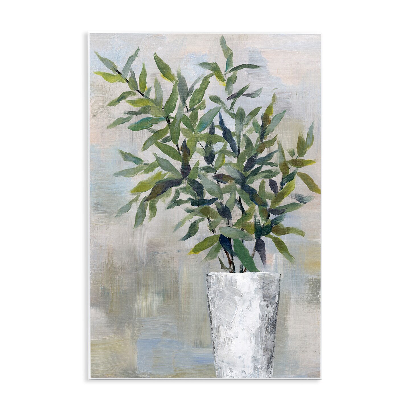 Stupell Industries Splayed Plant Leaves Wall Plaque Art Design by Cloverfield &#x26; Co.