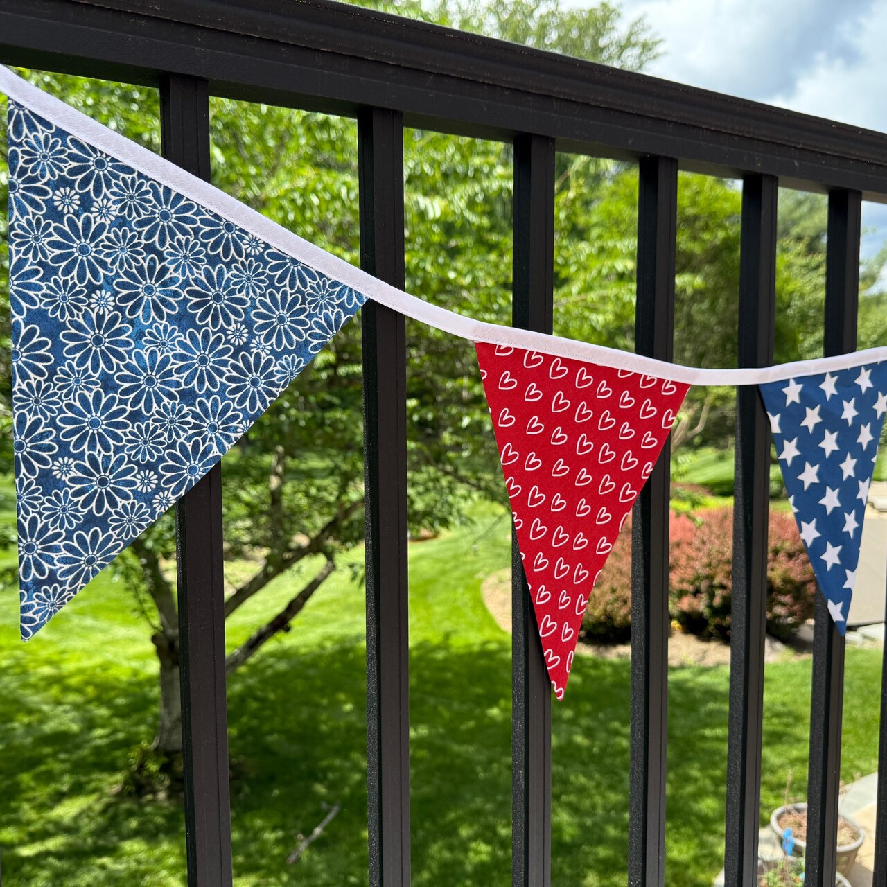 DIY Fabric Bunting for Festive Décor