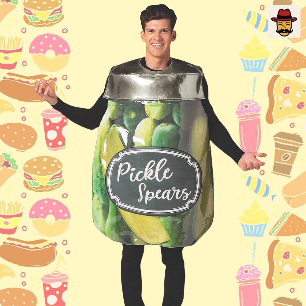 Pickle Jar Costume Funny Tunic Perfect for Halloween Parties