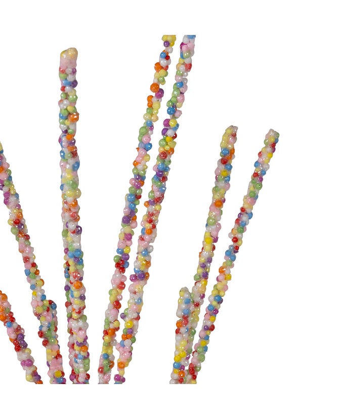 30&#x22; Candy Bead Spray - Colorful and Fun Christmas Decor