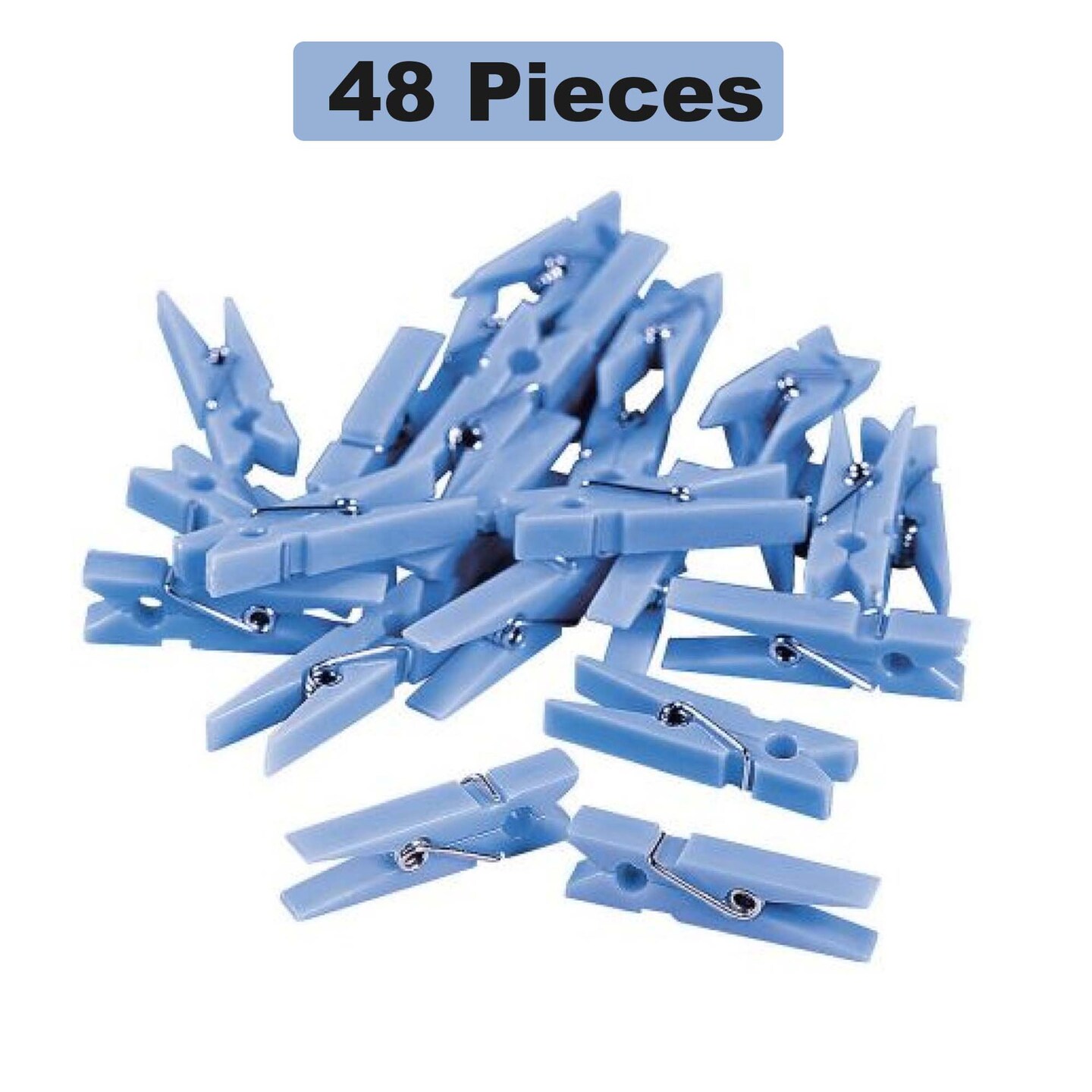 Premium Blue Mini Clothespins Perfect for Crafts, Decor and More | MINA&#xAE;