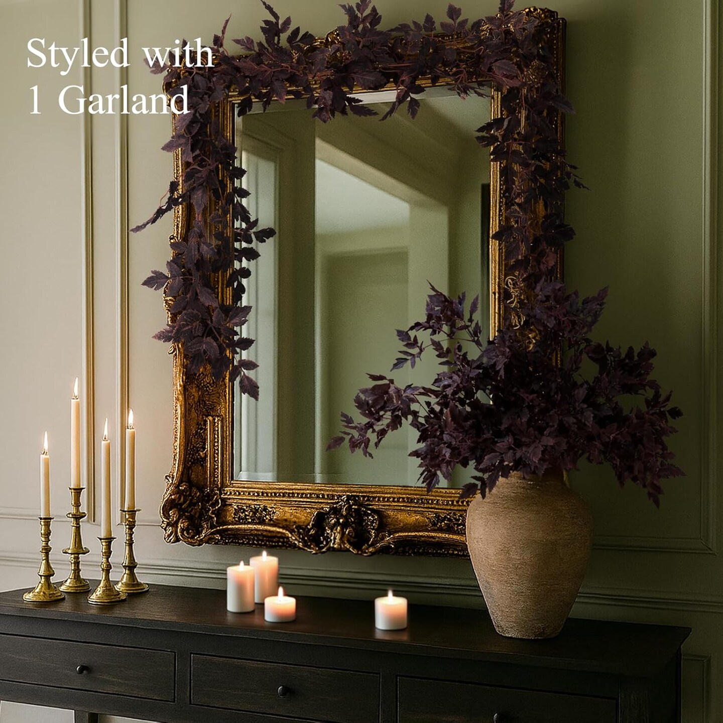 Artificial Fall Leaf Garland - 6 Ft