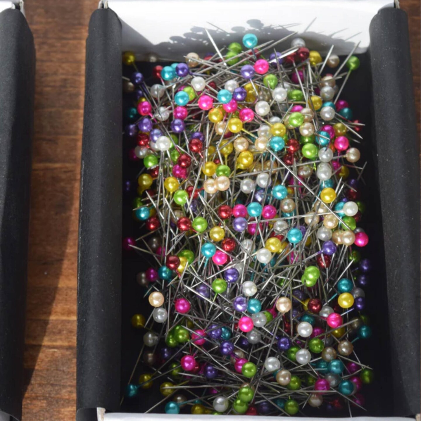 700 Pieces Colorful Mix Bead Corsage Pins Bulk Pack for Crafts and Floristry