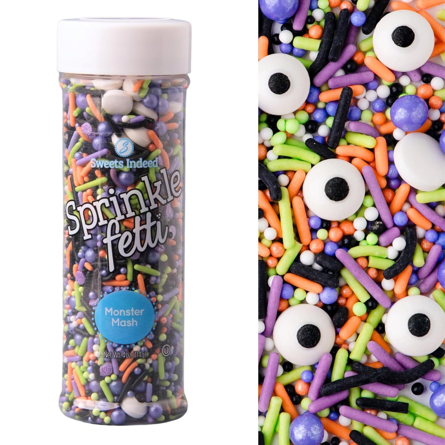Sprinklefetti Monster Mash Sprinkles &#x2013; 4 oz Jar (Monster Mash)