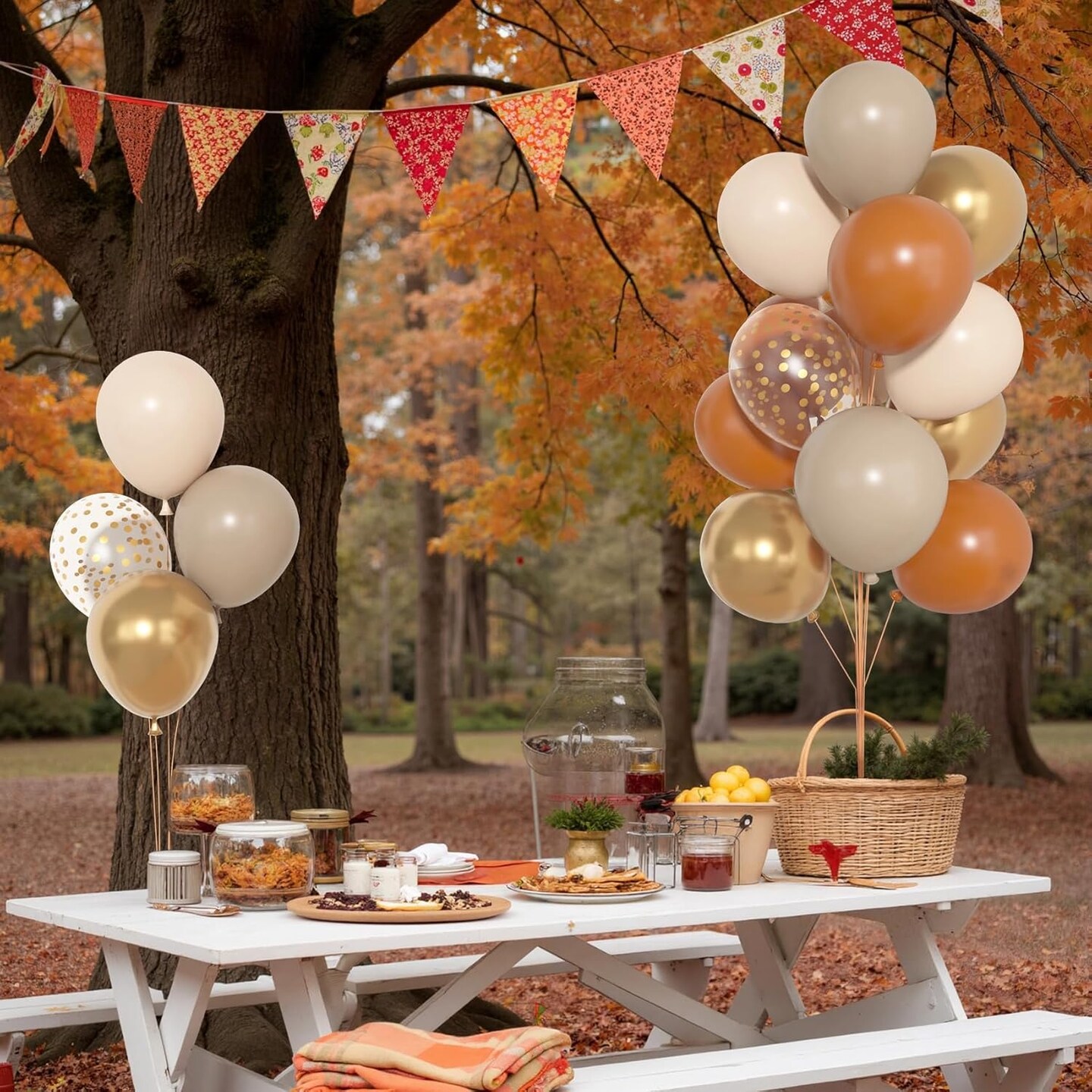 72pcs Burnt Orange Balloons Set (Orange)