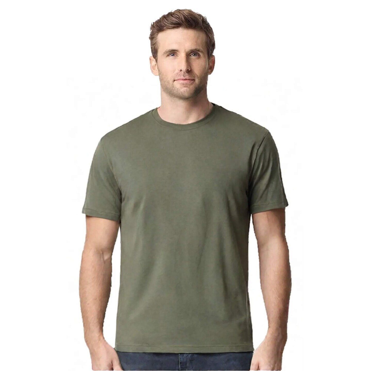 Heavy Cotton Crewneck T-Shirt for Layering style & Everyday Comfort Wear