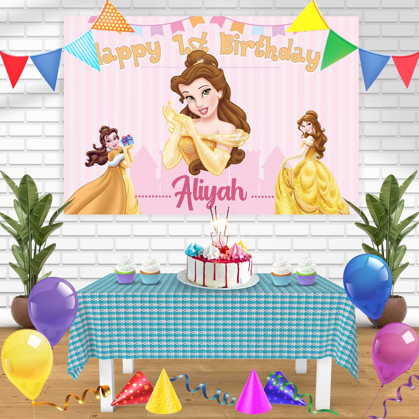 Tiamon Banner 'In My Birthday Era' 185x110 Cm - Musik-Thema Mit Glitzer, Für Geburtstagspartys & Fotohintergrund