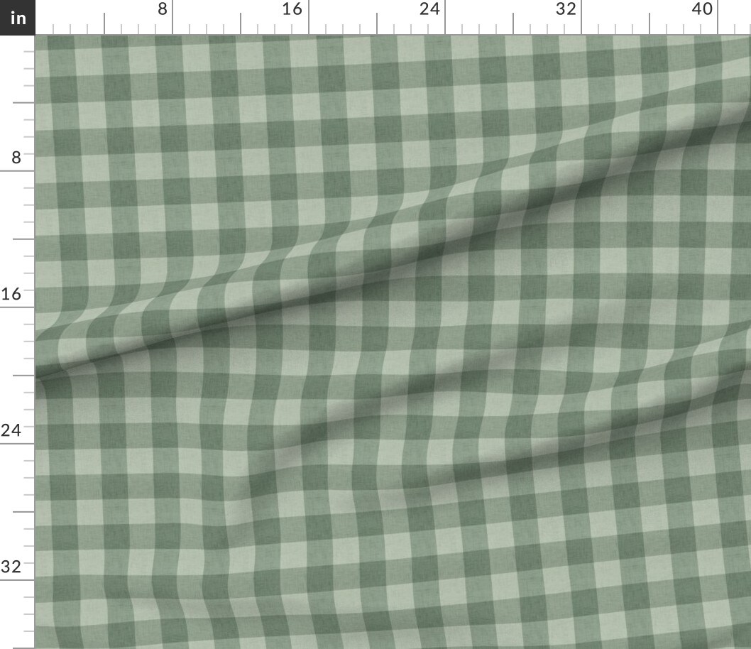 Rustic Country Monochrome Farmhouse Primitive Gingham Check Plaid Picnic Cottagecore Classic Traditional Modern Farmhouse Soft Texture Spring Custom Printed Fabric by Spoonflower Various Fabrics by the Yard or Fat Quarter