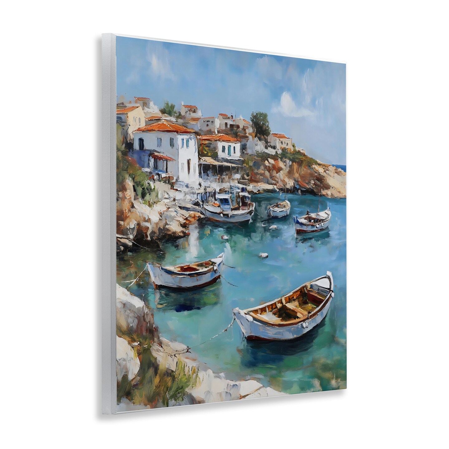 Stupell Industries Italian Village Boats Wall Plaque, design by Franklyn Gregory