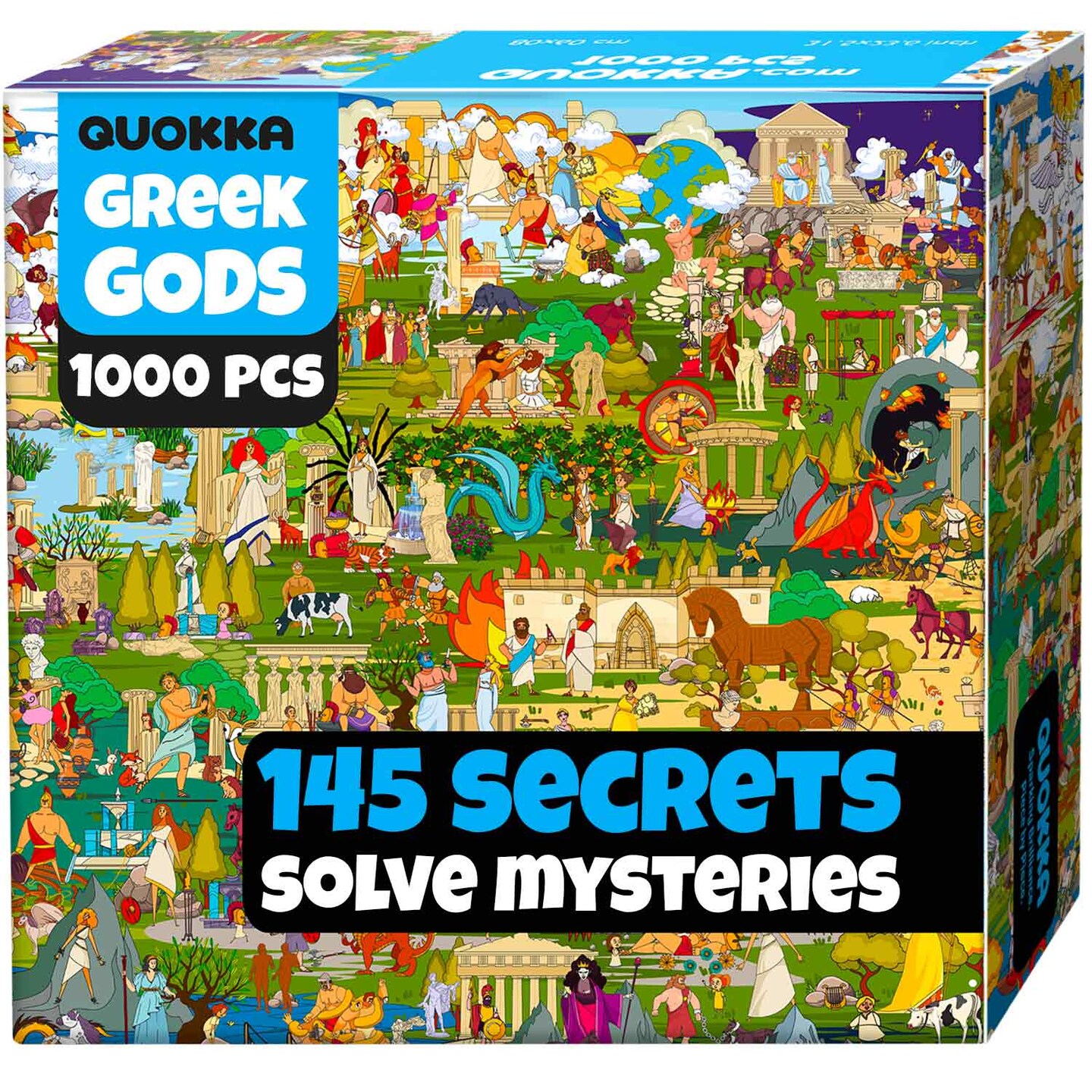 QUOKKA 1000 Piece Puzzle for Adults Greek Gods - Adult Puzzles