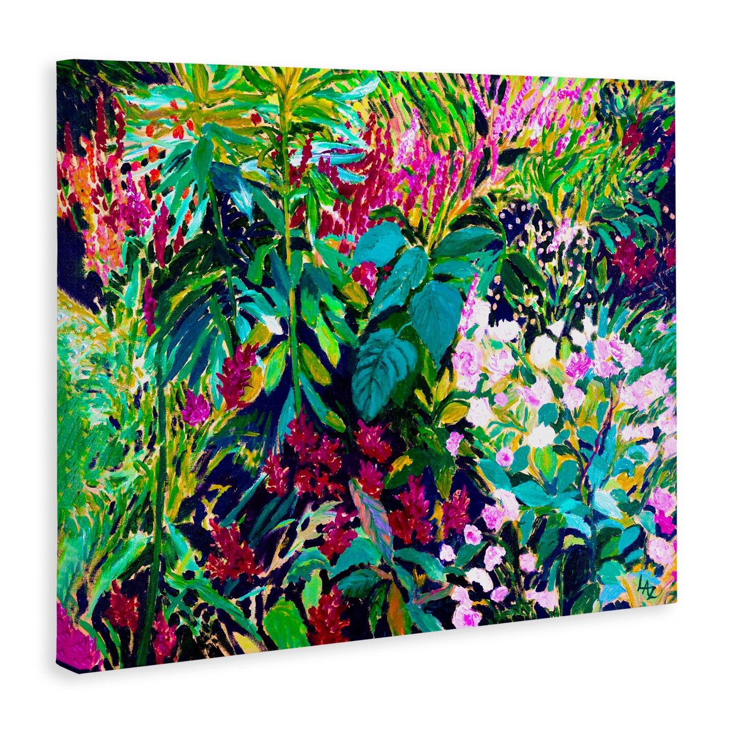 Stupell Industries Lush & Vibrant Tropical Leaves Canvas, design by Lee Ann Zirbes