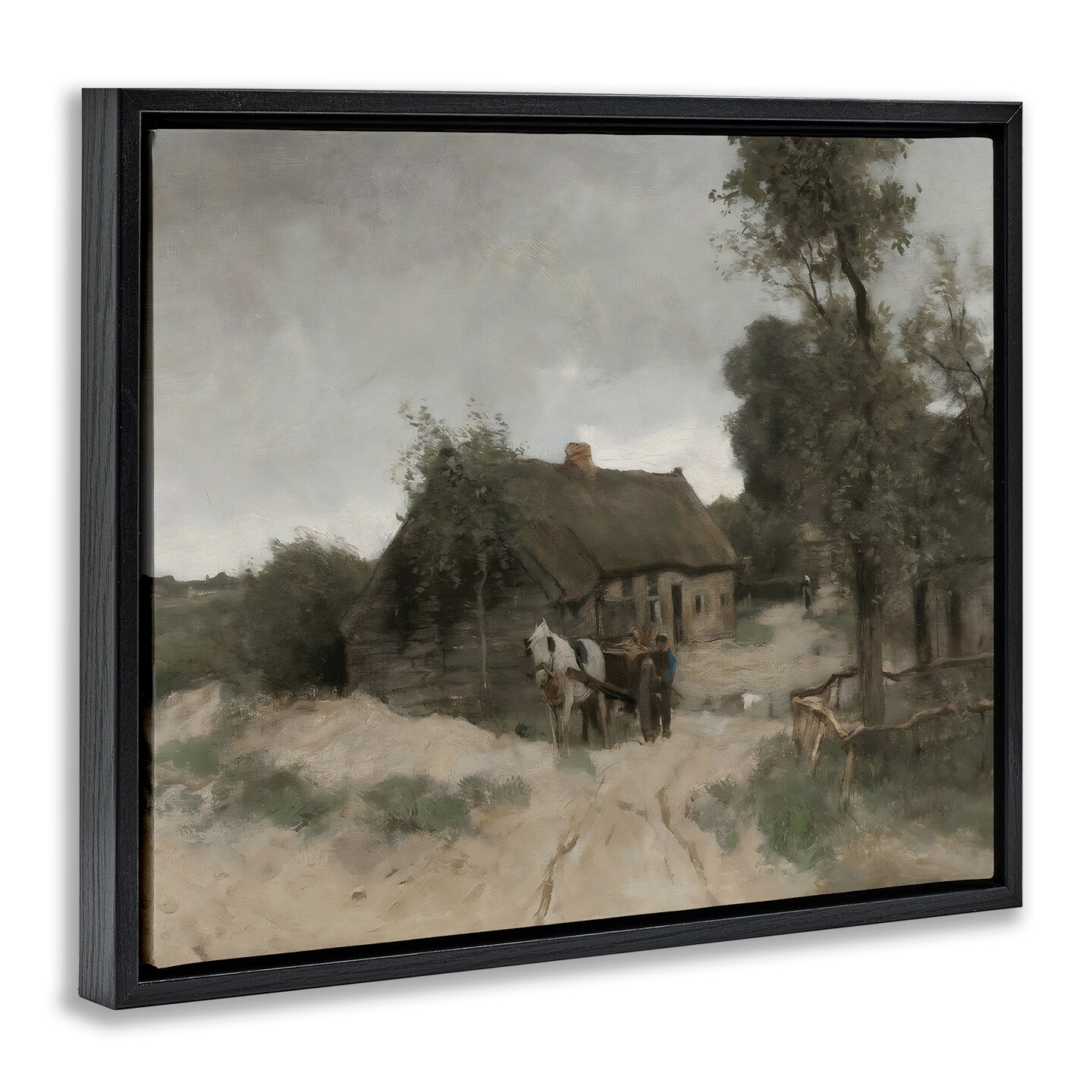 Stupell Industries Vintage Farmhouse Rustic Cottage Floating Frame, design by Riley B