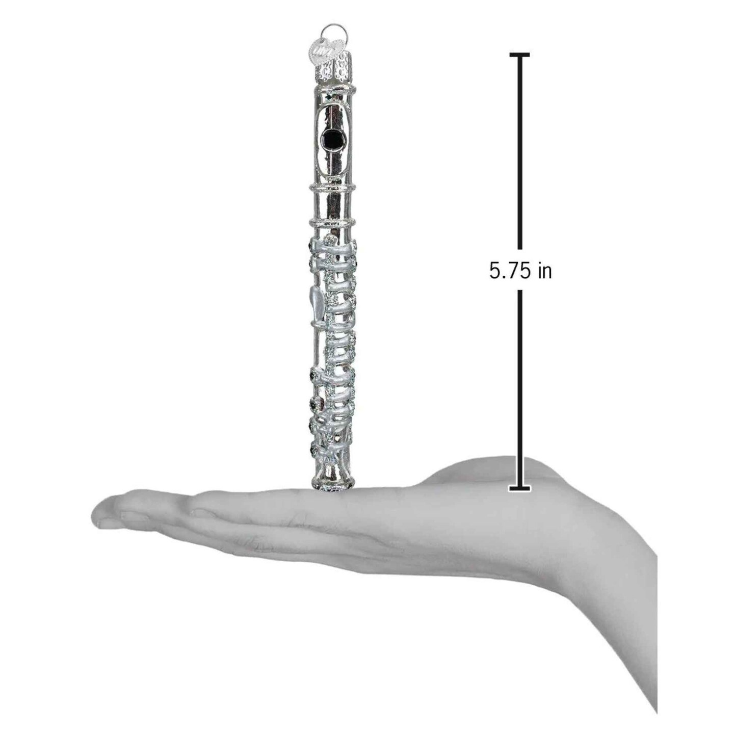 Old World Christmas 5.75 In Flute Tree Ornament , Instrument Christmas  Music Band