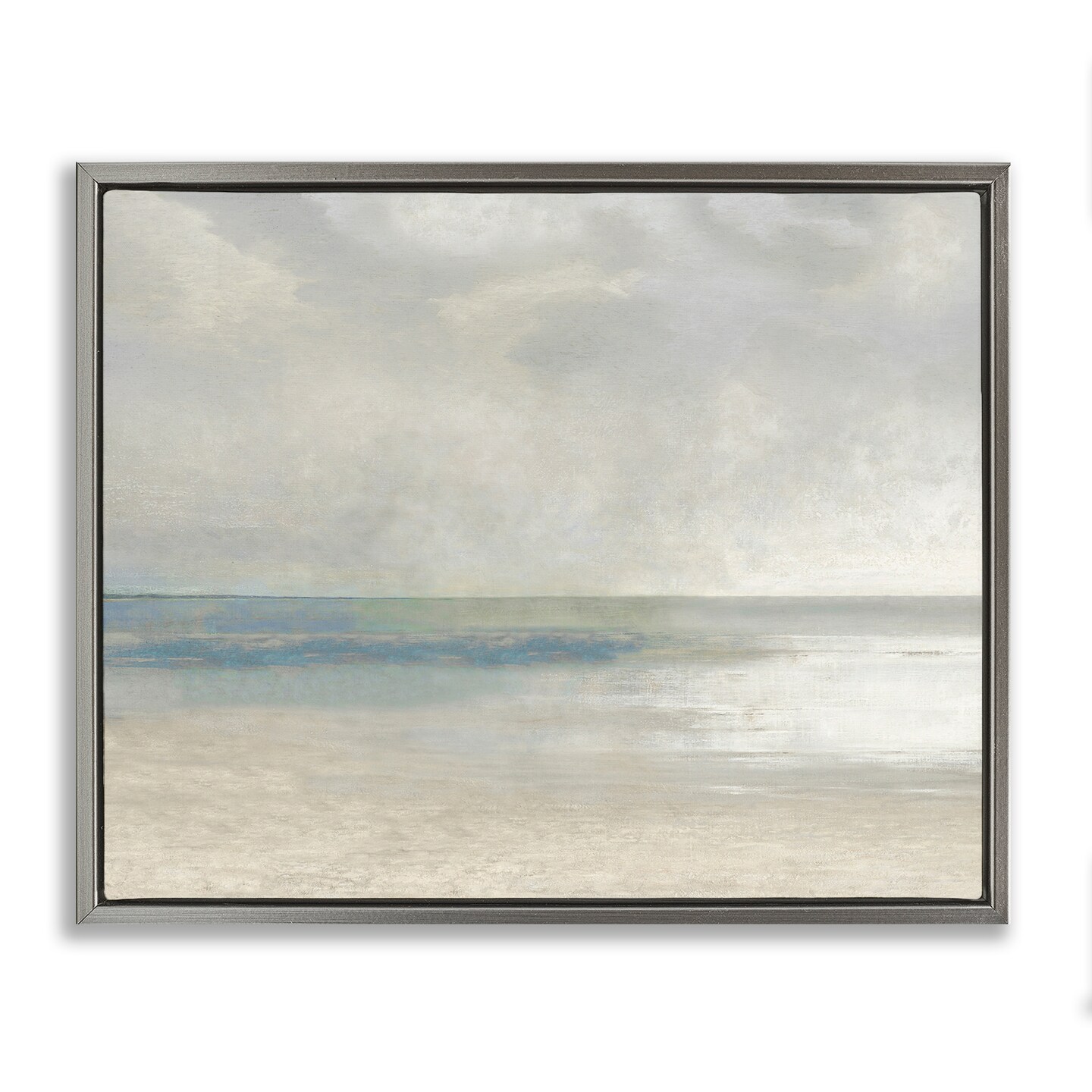 Stupell Industries Abstract Beach Horizon Landscape Floating Frame ...