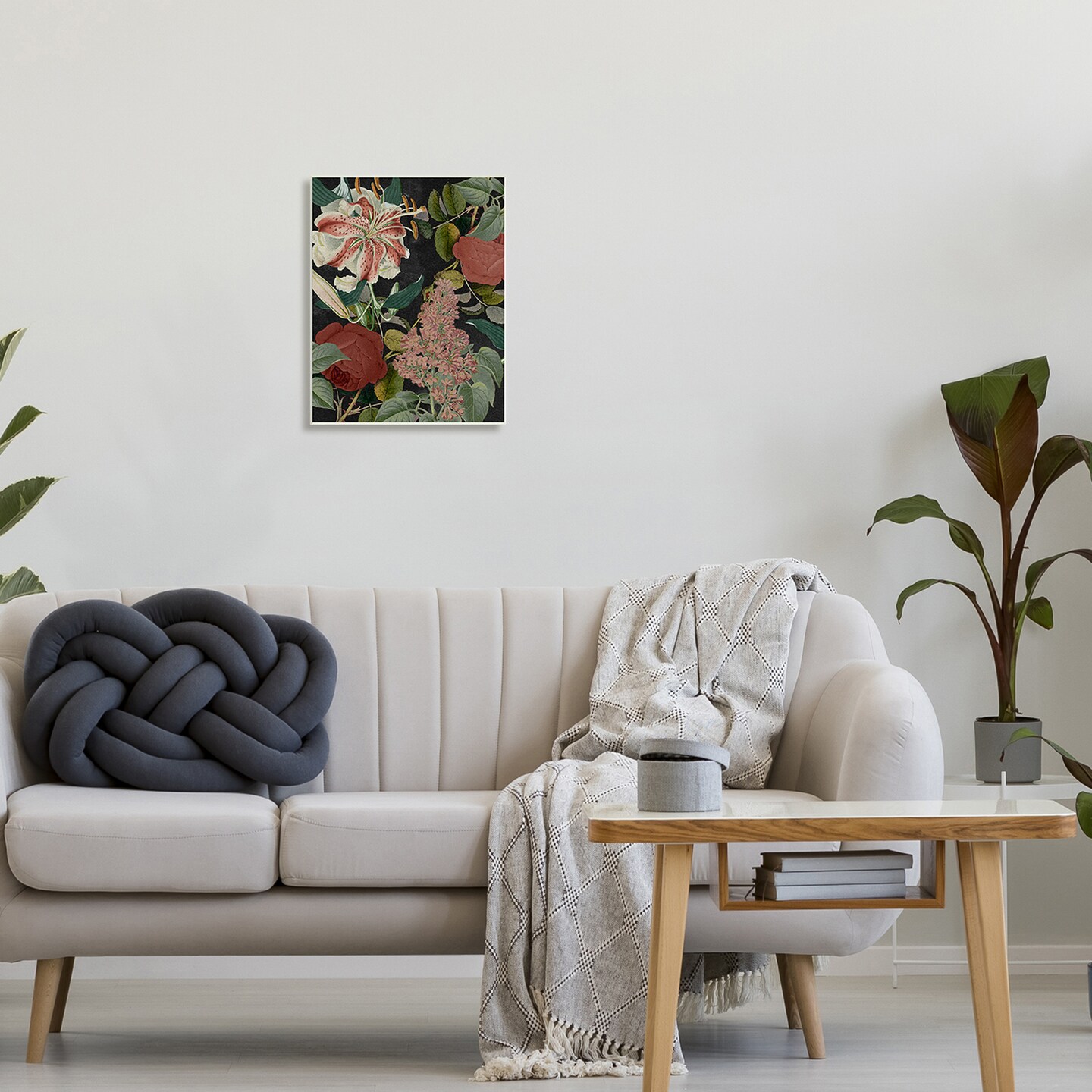 Stupell Industries Tropical Bohemian Floral Illustration Wall Plaque Design By Daphne Polselli