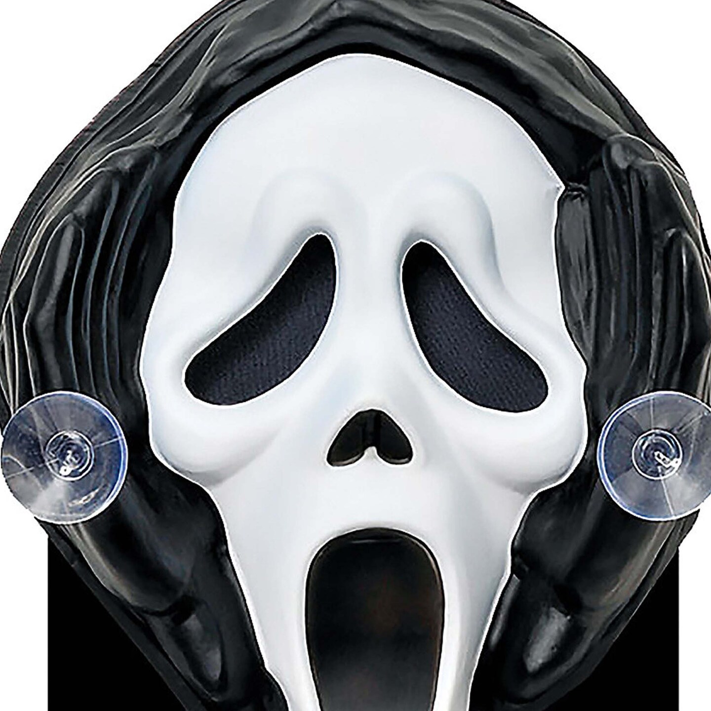 Scream Ghost Face Light Up Halloween Window Peeper Decoration Prop