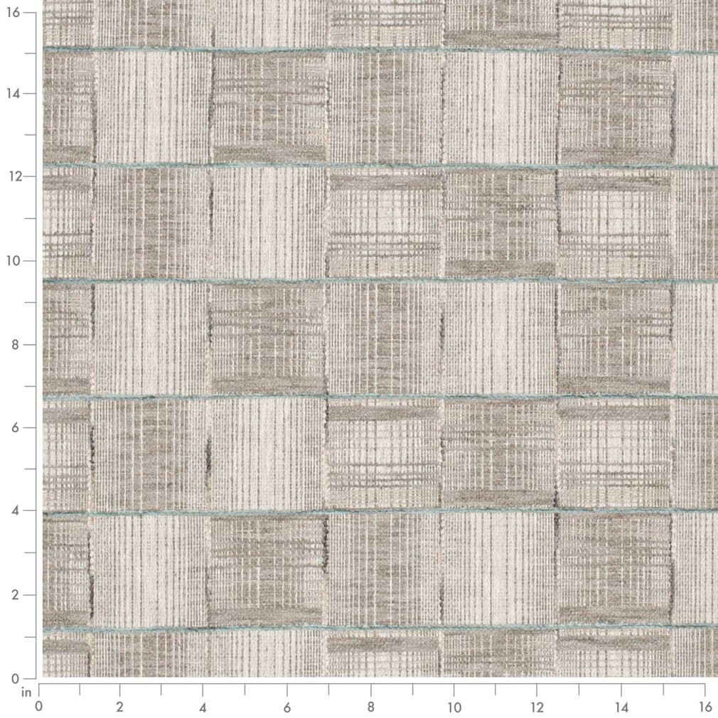 Upholstery Fabric - Aqua & Teal Abstract & Geometric Upholstery Fabric 54 Inches"