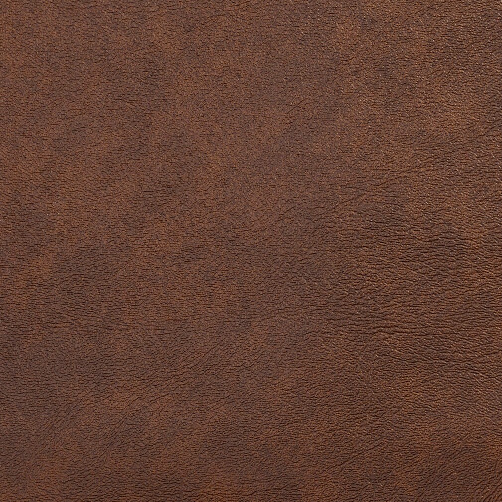 Cocoa - Brown Leather Grain,Plain & Solid Upholstery Fabric 54 Inches"