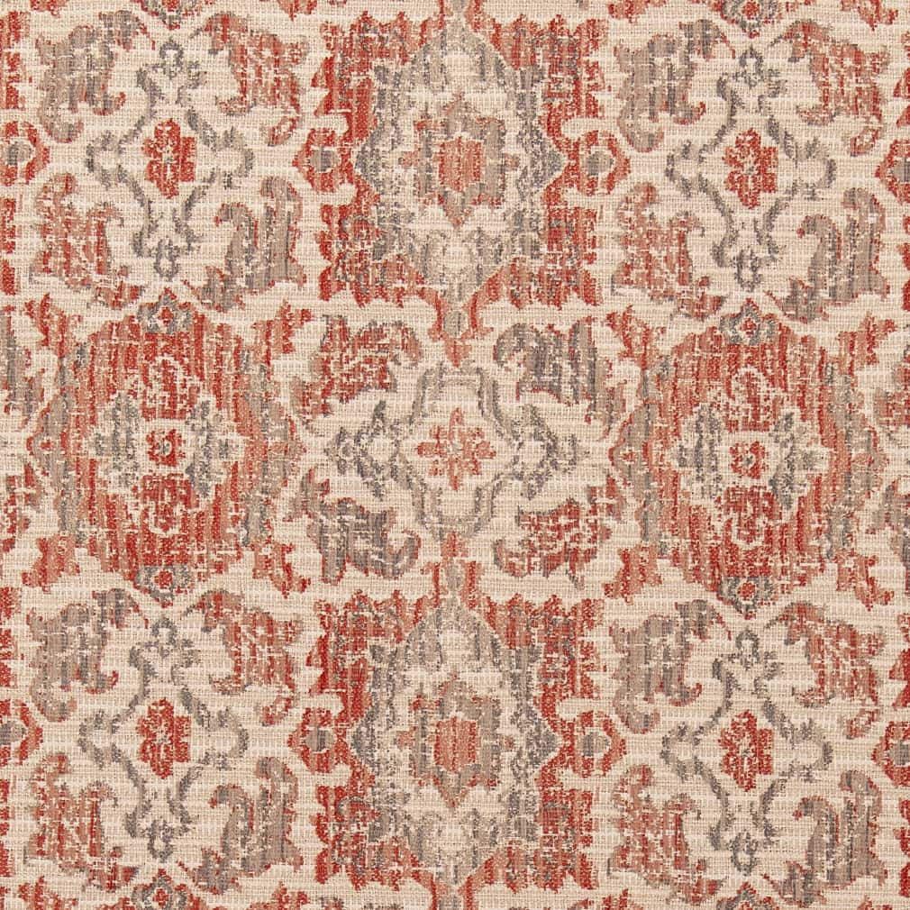 Upholstery Fabric - Coral &#x26; Peach,Pink Damask Upholstery Fabric 54 Inches&#x22;