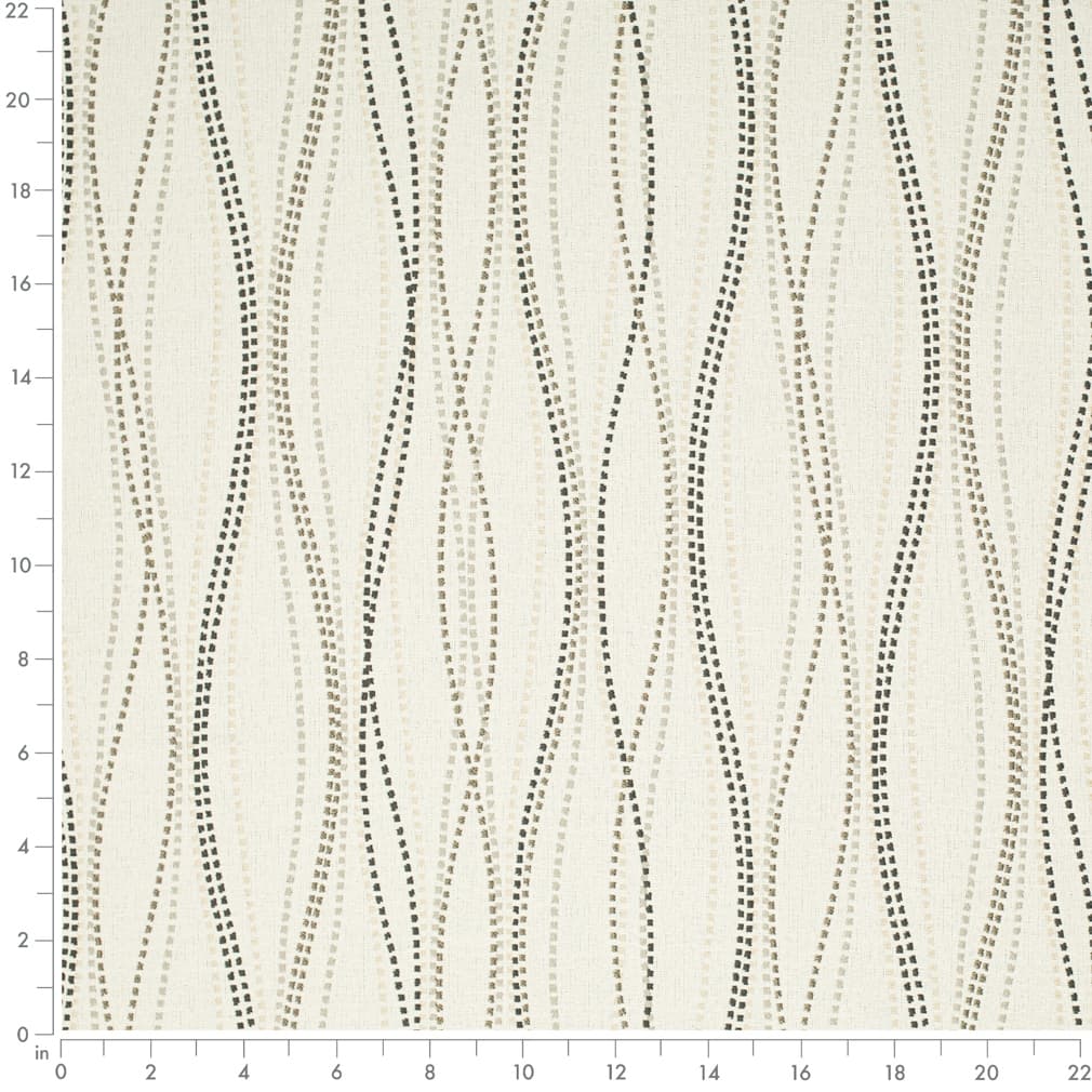 Coin - Beige & Taupe Abstract & Geometric Upholstery Fabric 54 Inches"