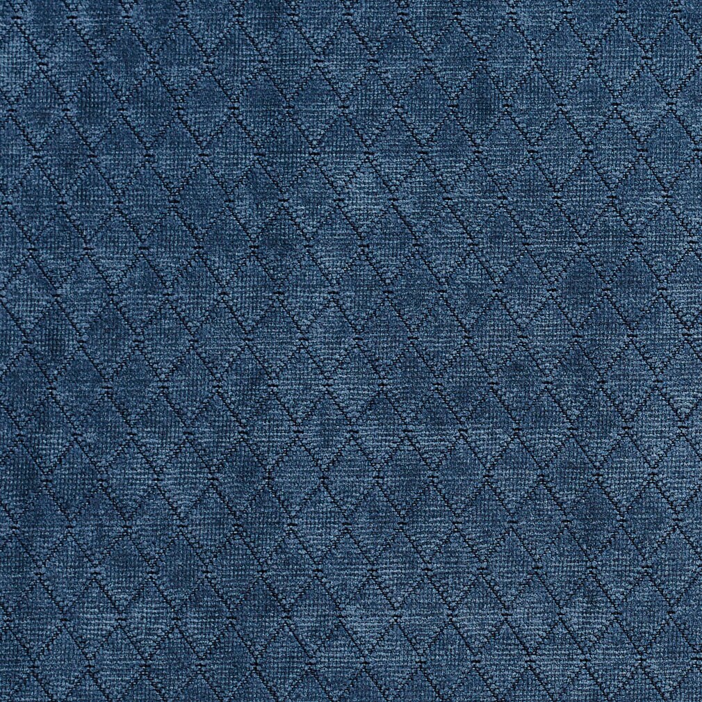 Atlantic - Blue Diamonds,Plain & Solid,Small Scale Upholstery Fabric 54 Inches"
