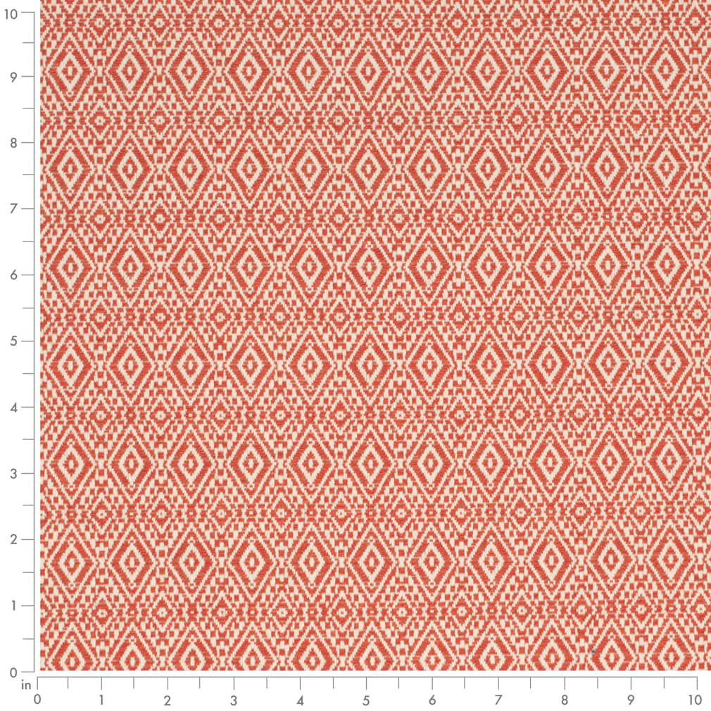 Upholstery Fabric - Orange & Rust Abstract & Geometric,Diamonds,Small Scale Upholstery Fabric 54 Inches"