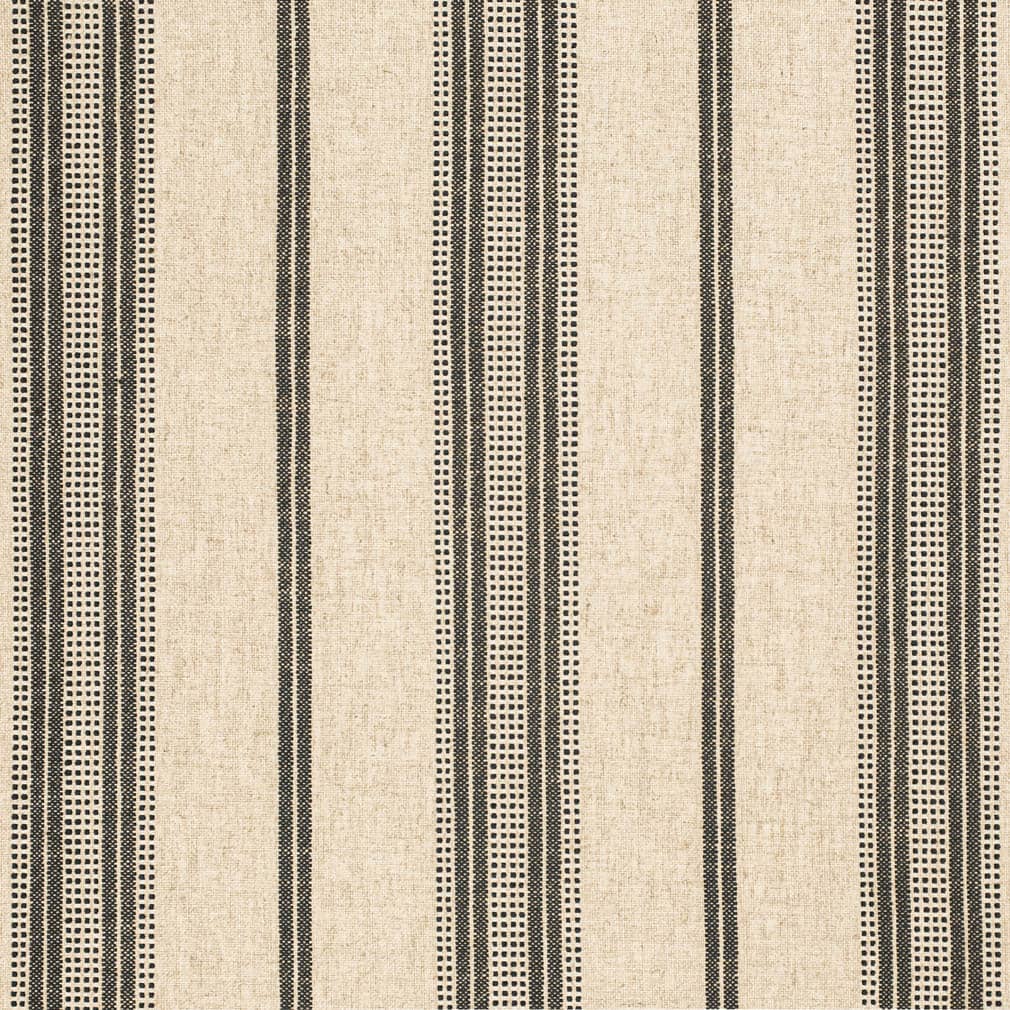 Upholstery Fabric - Black Stripe Upholstery Fabric 54 Inches"