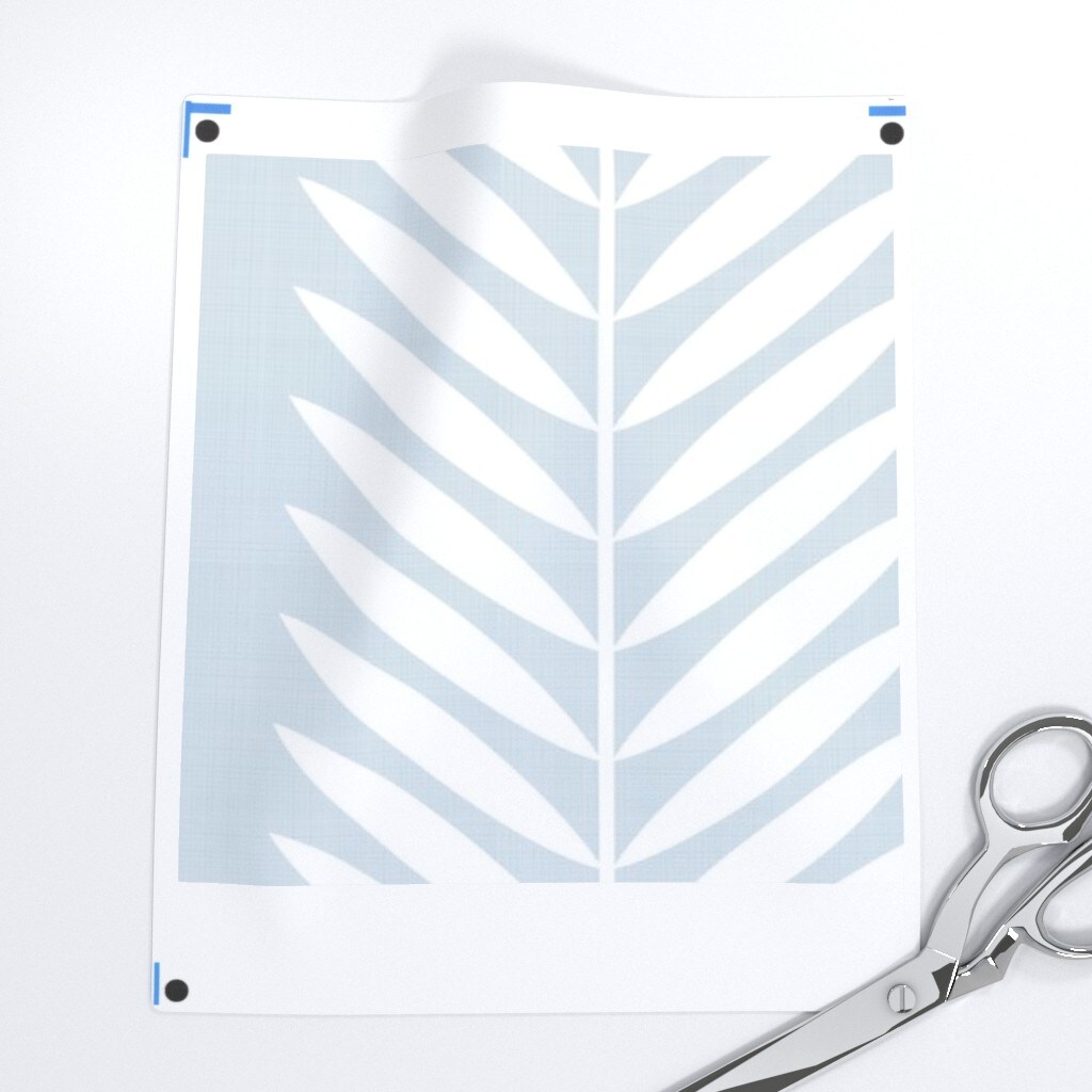 Light Blue Vines Stripe Blue Leaves Stripes Light Blue Vine Neutral Nursery Blue And White Herringbone Grecian Laurel Custom Printed Fabric by Spoonflower Various Fabrics by the Yard or Fat Quarter