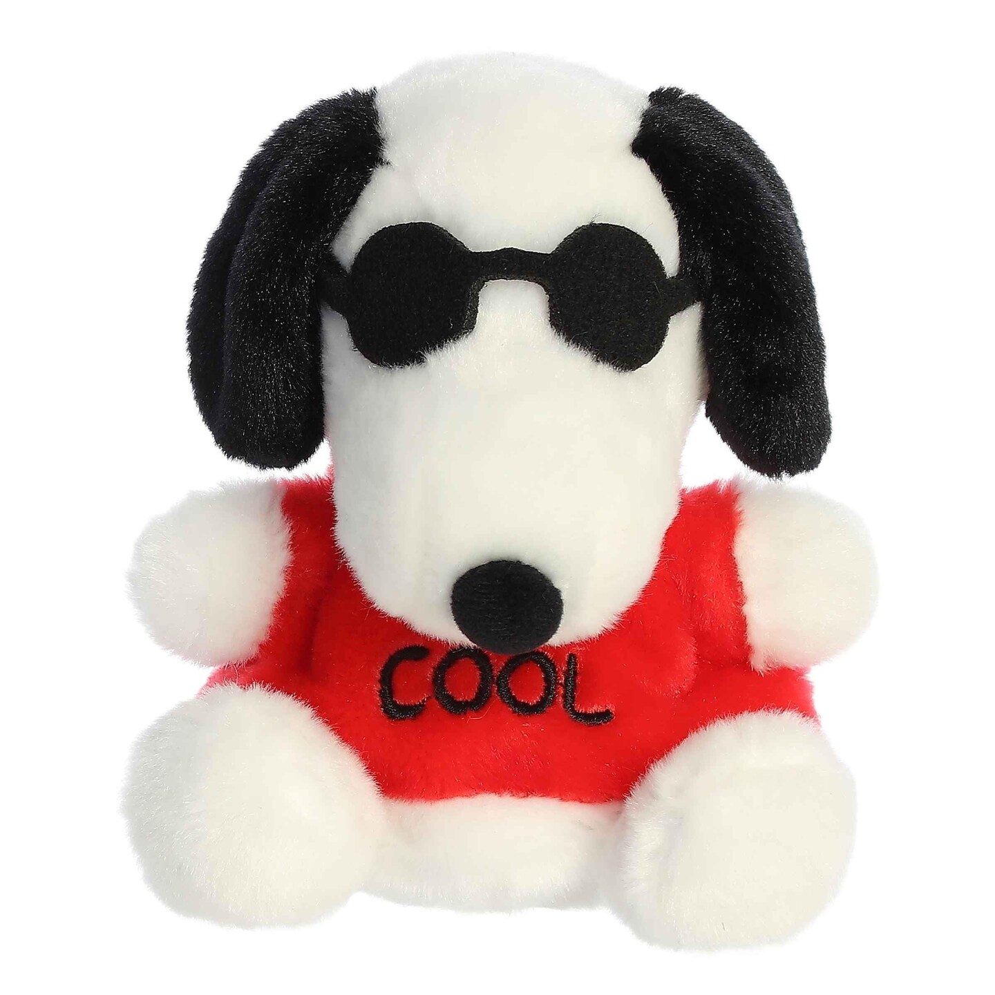 Aurora® Timeless Peanuts® Palm Pals™ Joe Cool Stuffed Animal - Classic Characters - Lasting Memories - White 5 Inches