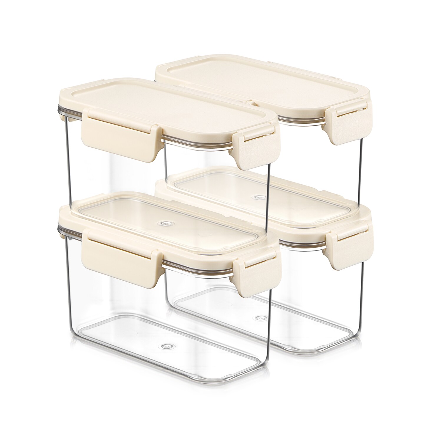 Sorbus Airtight Stackable Food Container – Clear Pantry Canister