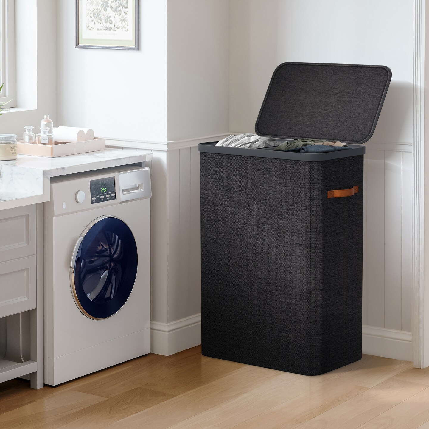 Sorbus Fabric Laundry Hamper - Collapsible Laundry Basket with Removable Laundry Bag