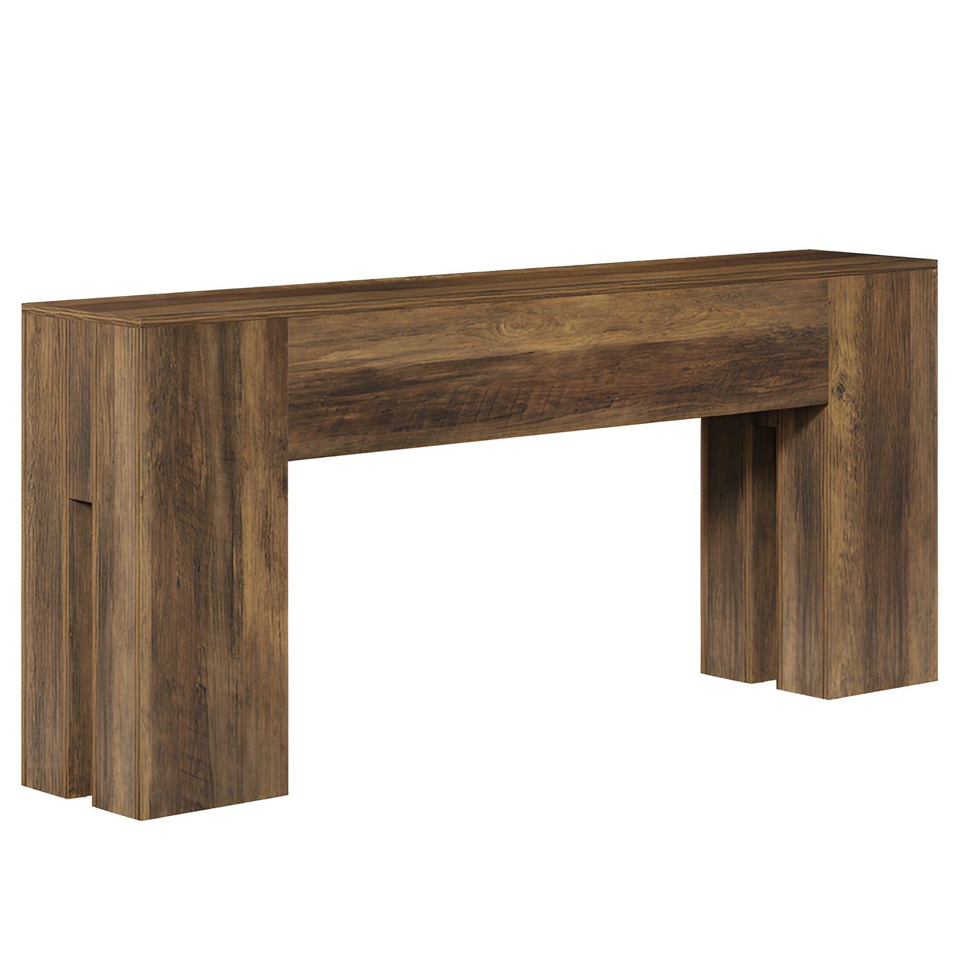 70.8" Sturdy Wooden Console Sofa Table for Hallway and Living Room