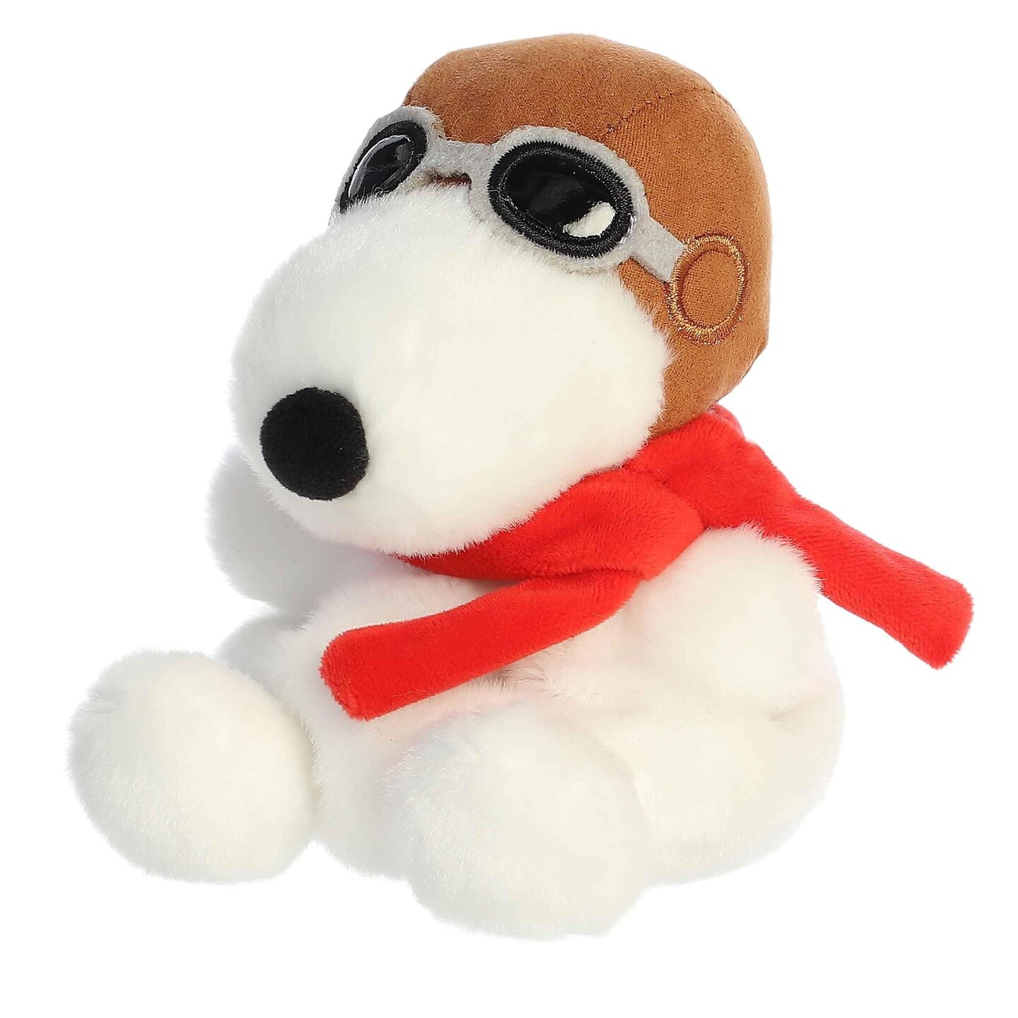 Aurora® Timeless Peanuts® Palm Pals™ Flying Ace Stuffed Animal - Classic Characters - Lasting Memories - White 5 Inches