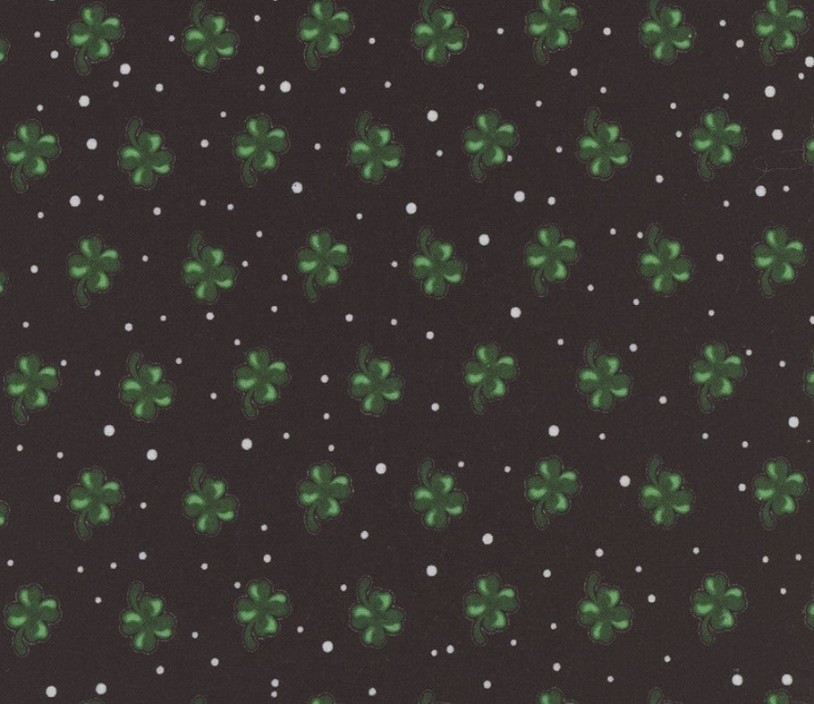 Mook Fabrics St Patricks Day Lucky Clover 100% Cotton Price per Yard