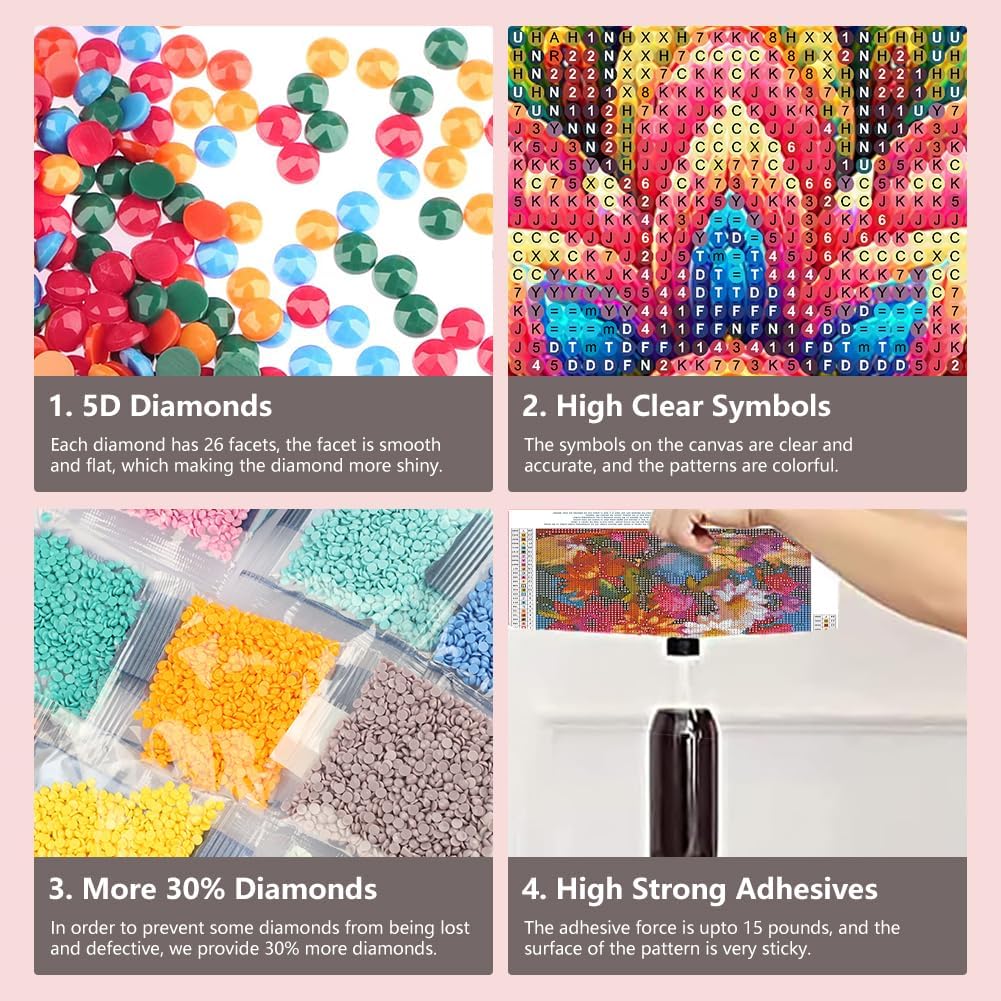 5D Mandala Diamond Painting Kit for Adults – DIY Full Drill Round Gem Art Flower, Beginner-Friendly Craft for Home Wall Decor & Gift, 12×12 Inch