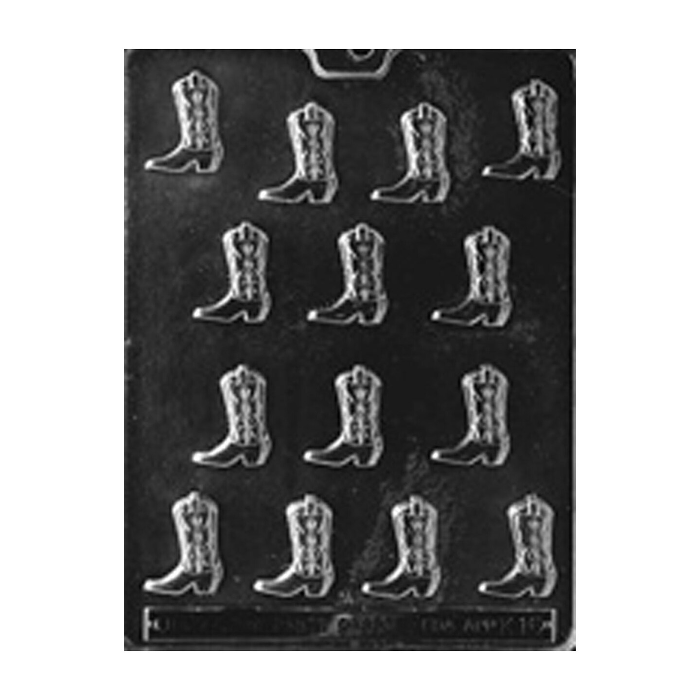 Bite Size Cowboy Boot Mold for Western Treats